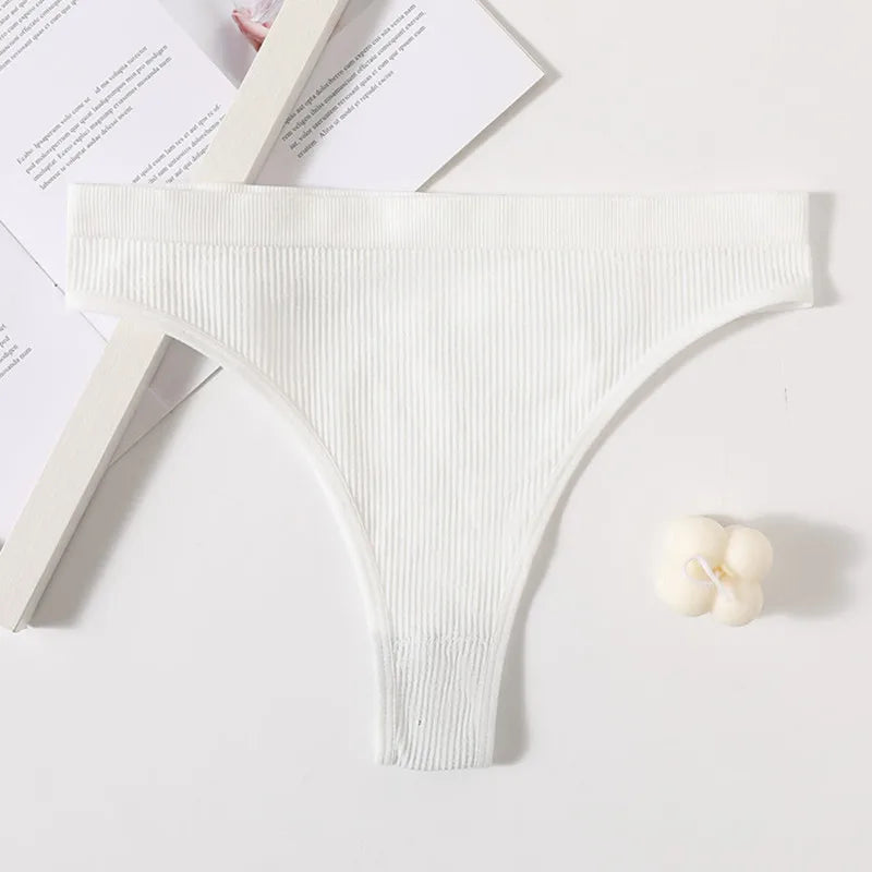 Women Panties Seamless Briefs For Womens Sexy Lingerie Shapewear Bottoms Female Underpants Pantys Low Rise Thongs Underwear M-L