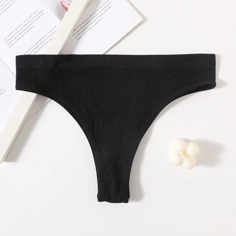 Women Panties Seamless Briefs For Womens Sexy Lingerie Shapewear Bottoms Female Underpants Pantys Low Rise Thongs Underwear M-L