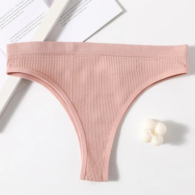 Women Panties Seamless Briefs For Womens Sexy Lingerie Shapewear Bottoms Female Underpants Pantys Low Rise Thongs Underwear M-L