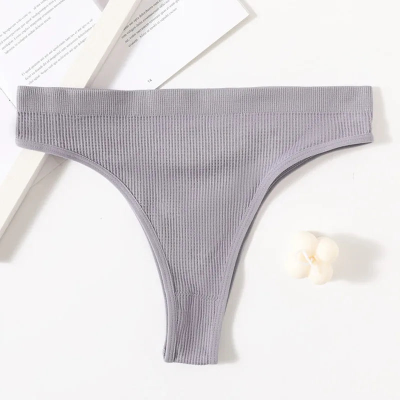 Women Panties Seamless Briefs For Womens Sexy Lingerie Shapewear Bottoms Female Underpants Pantys Low Rise Thongs Underwear M-L