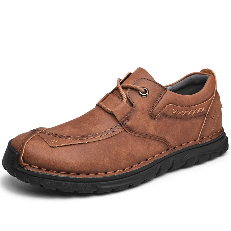 Nougxm Men Shoes Slip On Loafers Spring Autumn Comfortable Fashion designer Casual Leather Men Shoes