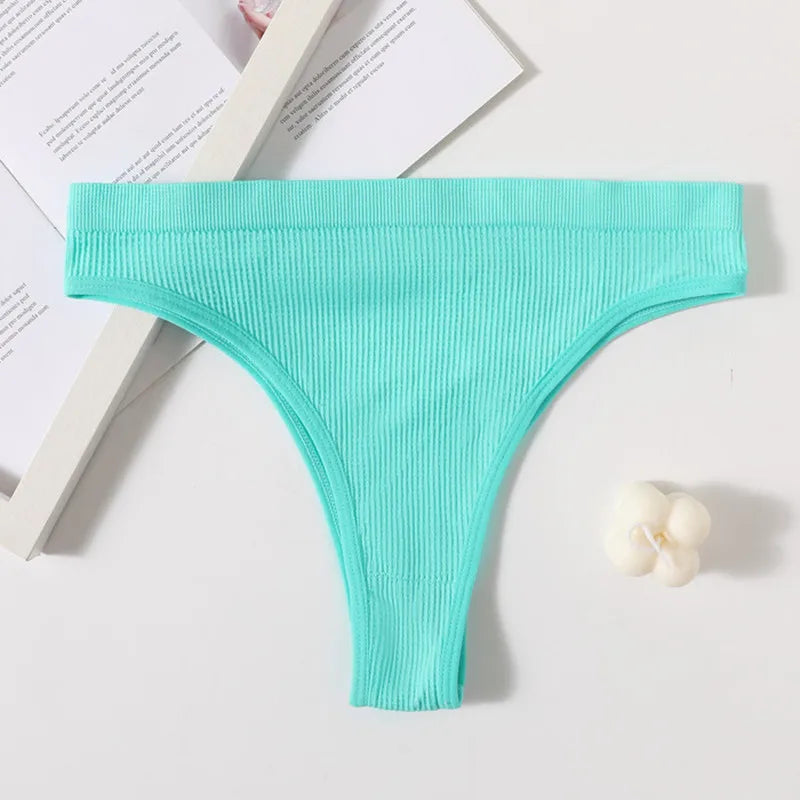 Women Panties Seamless Briefs For Womens Sexy Lingerie Shapewear Bottoms Female Underpants Pantys Low Rise Thongs Underwear M-L