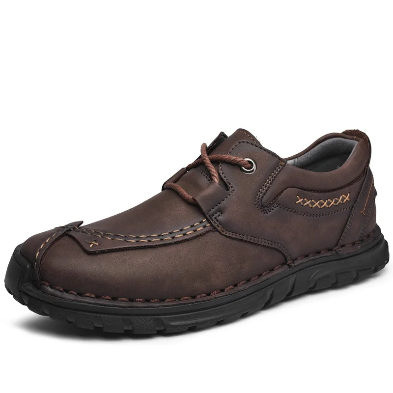Nougxm Men Shoes Slip On Loafers Spring Autumn Comfortable Fashion designer Casual Leather Men Shoes