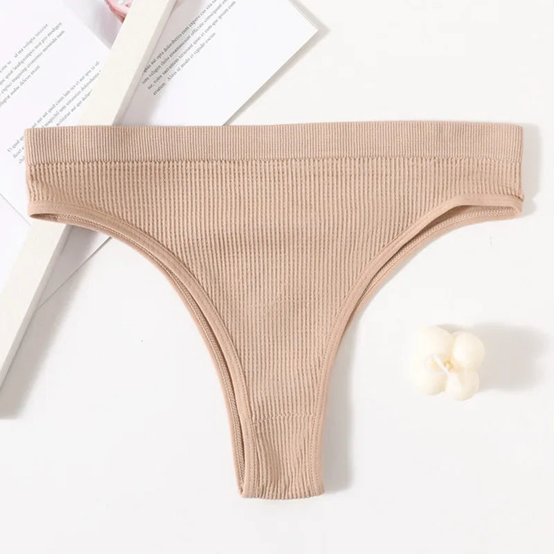 Women Panties Seamless Briefs For Womens Sexy Lingerie Shapewear Bottoms Female Underpants Pantys Low Rise Thongs Underwear M-L