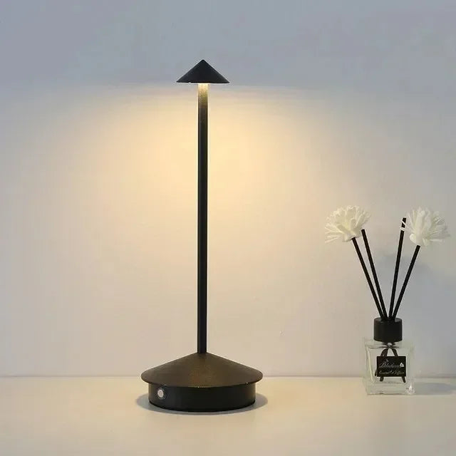 Retro LED Table Lamp 3colors Touch Dimmable Desk Lamp Home Restaurant Coffee Shop Nordic Modern Simple Mushroom Style Room Decor