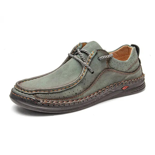 Shoes for Men  Handmade Leather Casual Sneakers Comfort Design Man Shoe Business Leather Fashion Plus Size Shoes for Men