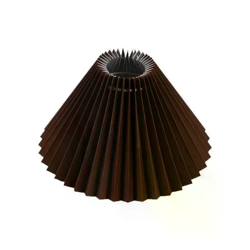 Minimalist Pleated Lampshade Modern Style Table Washable Light Cover Pendant Floor Retro Chandelier