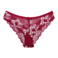 Women Panties Pink Lace Transparent Hollow Out Underwear Comfort Seamless Low Waist Briefs Lingerie Ladies Panties For Women