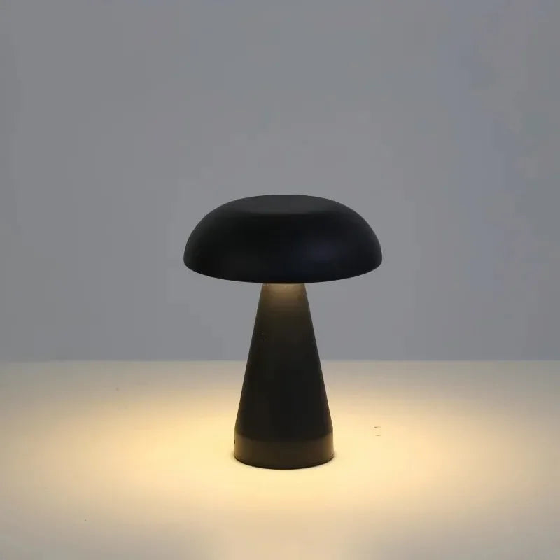 Retro LED Table Lamp 3colors Touch Dimmable Desk Lamp Home Restaurant Coffee Shop Nordic Modern Simple Mushroom Style Room Decor