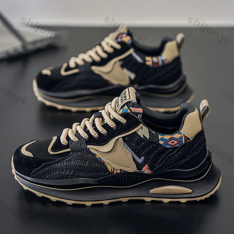 Men's Shoes 2025 Spring New Fashion Casual Shoes Men Comfort Platform Man Anti-slip Wear-resistant Sport Shoes Zapatillas Hombre