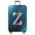 Travel Suitcase Set Is Suitable for 18-32 Inch Stretch Fabric Covers Travel Accessories Luggage Protection Covers Pink Letter