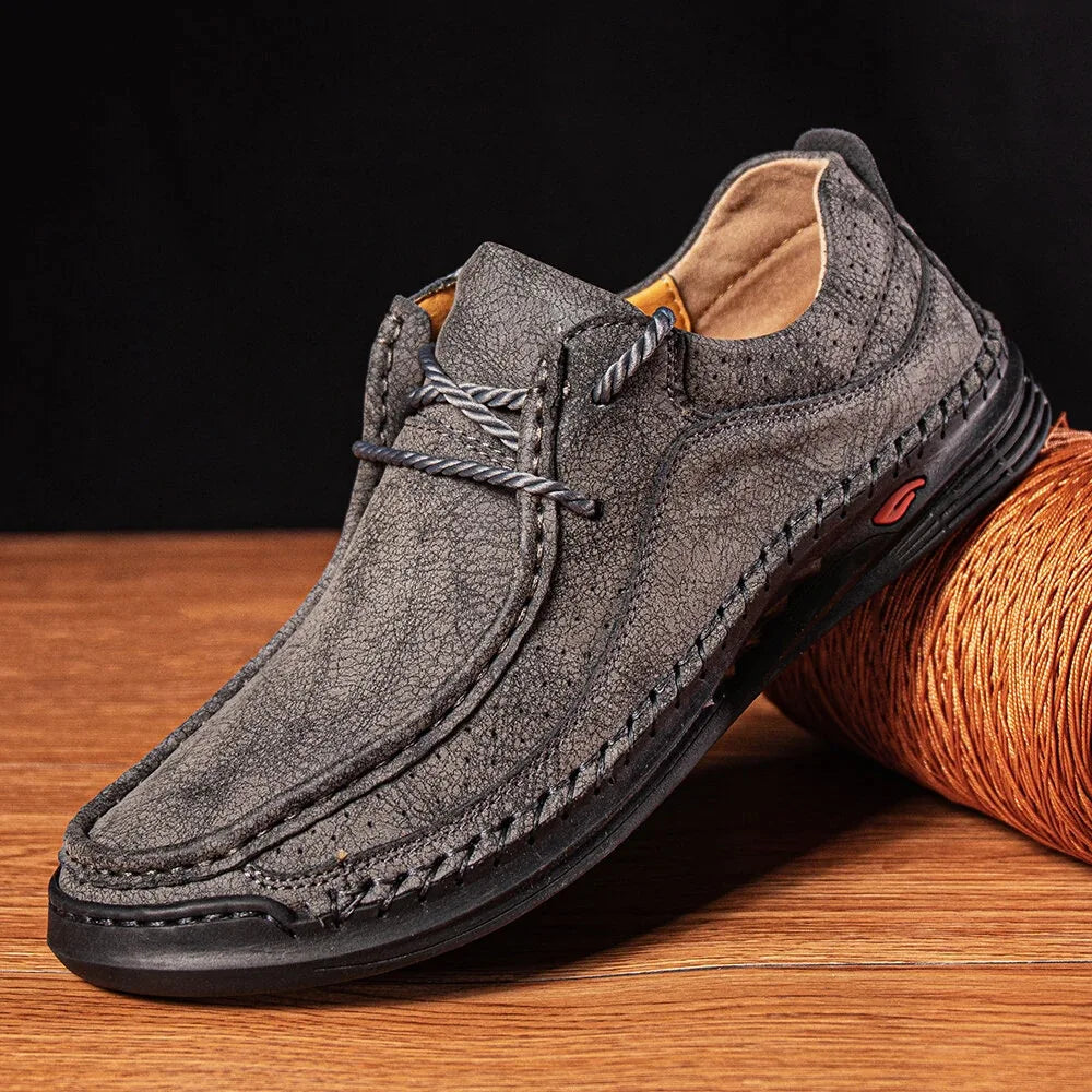 Shoes for Men  Handmade Leather Casual Sneakers Comfort Design Man Shoe Business Leather Fashion Plus Size Shoes for Men