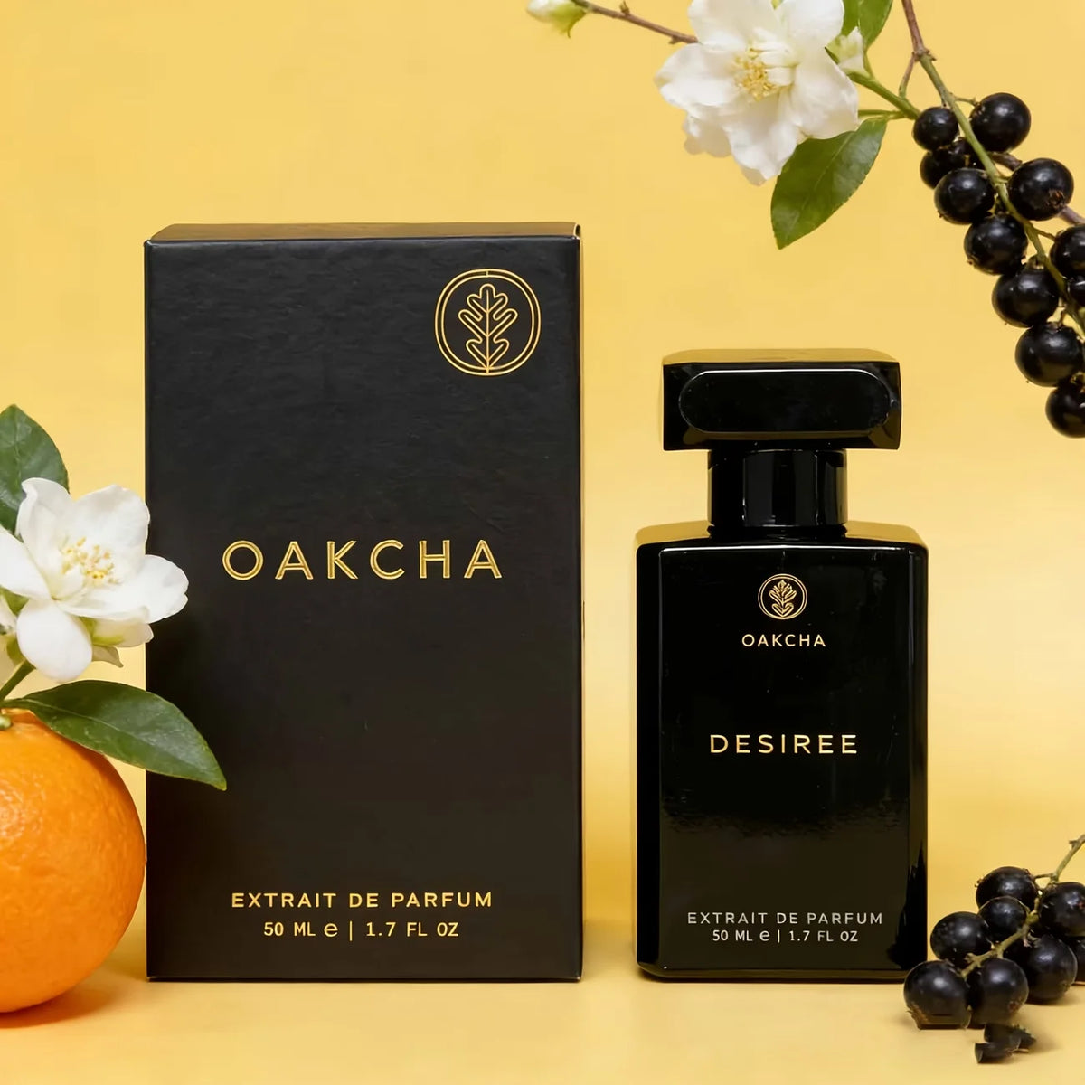 Oakcha Desiree Extrait De Parfum 50ml 1.7Fl.Oz Unisex Perfume Citrus Floral Scent