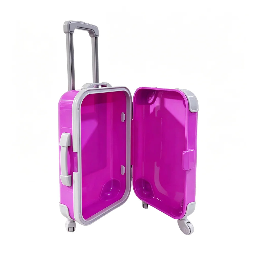 18 Inch Doll Suitcase Is a Must-Have Item for Traveling with Dolls. It Is a Fashionable Doll Suitcase Suitable for 18 Inch Dolls
