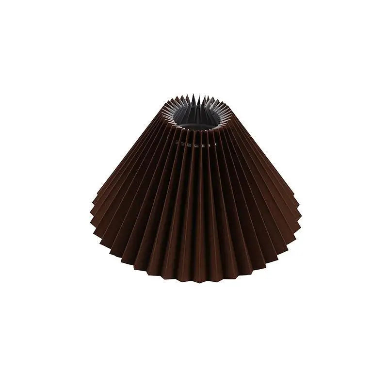 Minimalist Pleated Lampshade Modern Style Table Washable Light Cover Pendant Floor Retro Chandelier