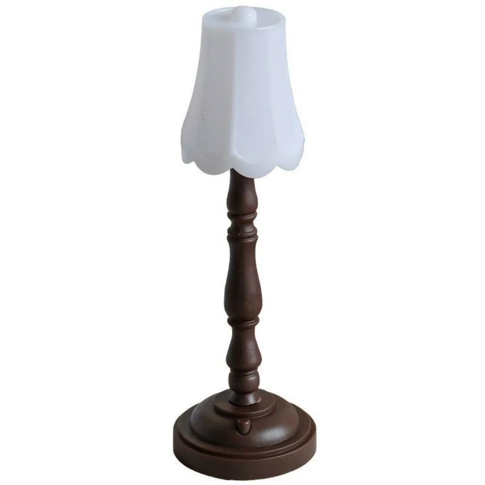 Vintage LED Night Light - European Style Table Lamp for Dorm Bedroom Bedside Creative Ambient Decorative Figurine Gift
