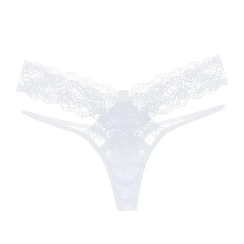 Panties For Women Plus Size Floral Lace Mesh Panties Low Rise Hollow Out Transparent Plus Size Underwear Ropa Interior Femenina