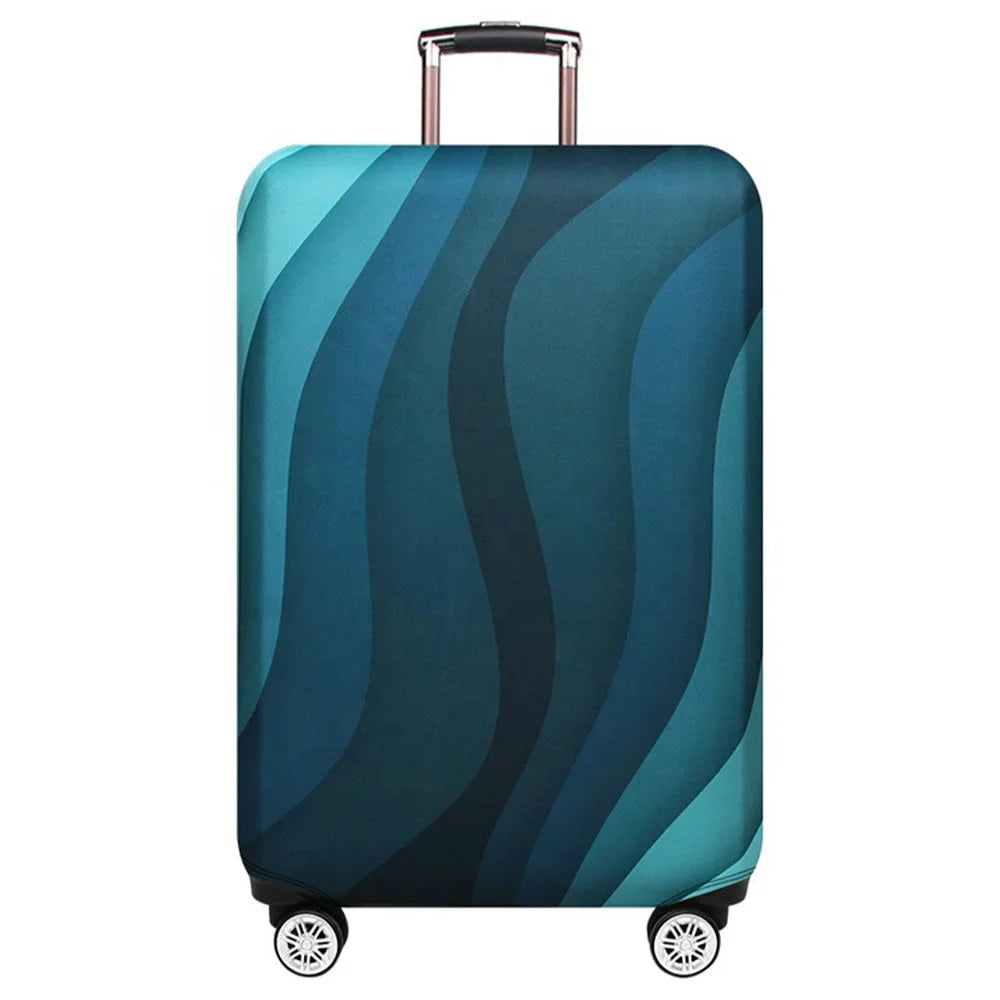 Travel Suitcase Set Is Suitable for 18-32 Inch Stretch Fabric Covers Travel Accessories Luggage Protection Covers Pink Letter
