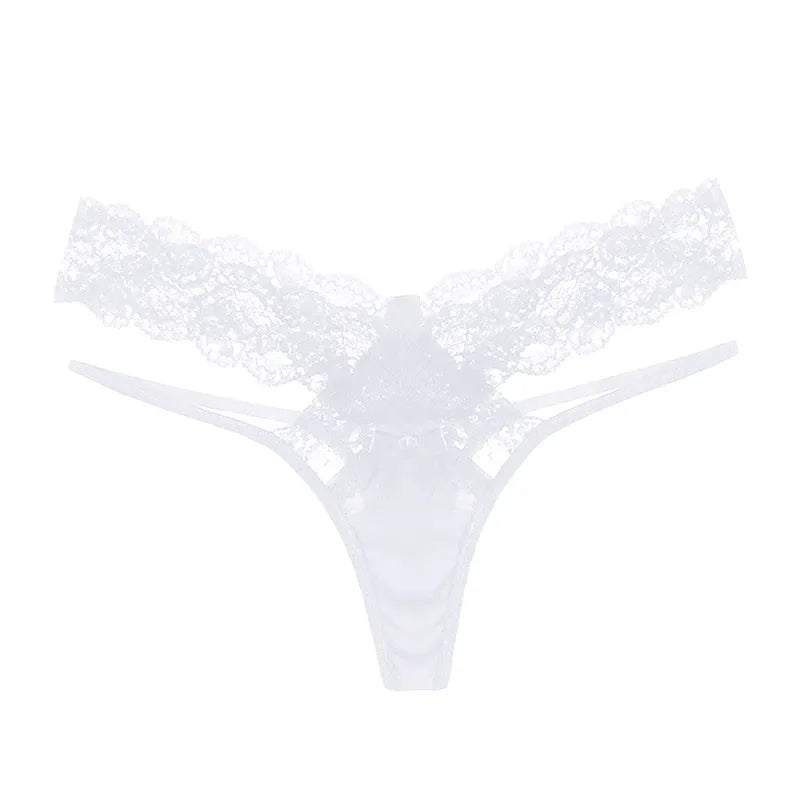 Panties For Women Plus Size Floral Lace Mesh Panties Low Rise Hollow Out Transparent Plus Size Underwear Ropa Interior Femenina