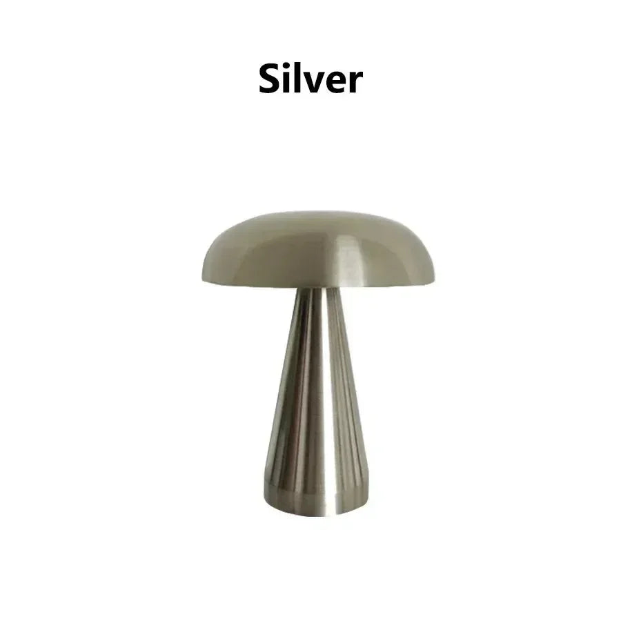 Retro LED Table Lamp 3colors Touch Dimmable Desk Lamp Home Restaurant Coffee Shop Nordic Modern Simple Mushroom Style Room Decor