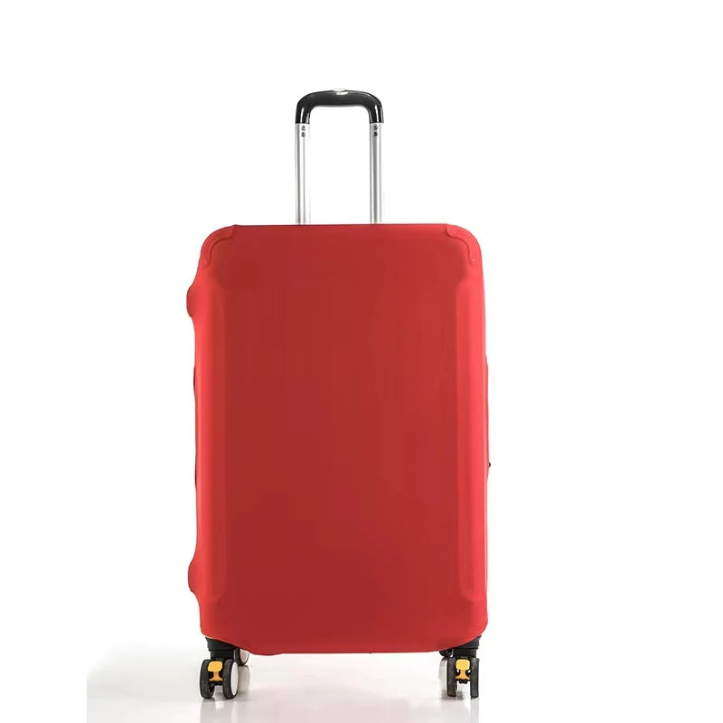 Fashion Travel Suitcase Protective Cover Luggage Protective Cover Solid Color Suitable for 18-28 Inch Suitcases