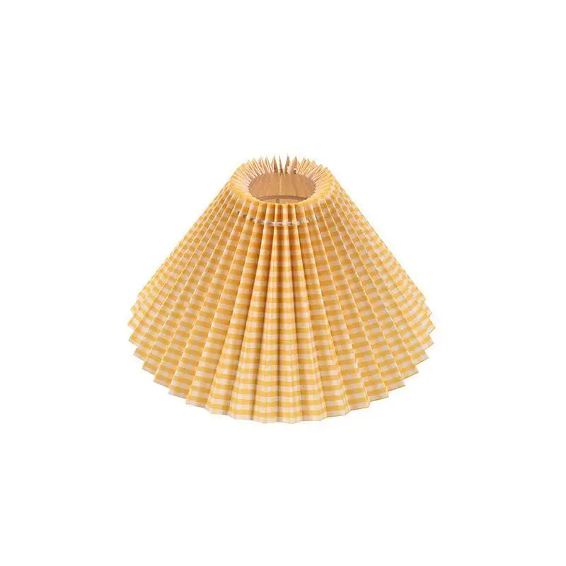 Minimalist Pleated Lampshade Modern Style Table Washable Light Cover Pendant Floor Retro Chandelier