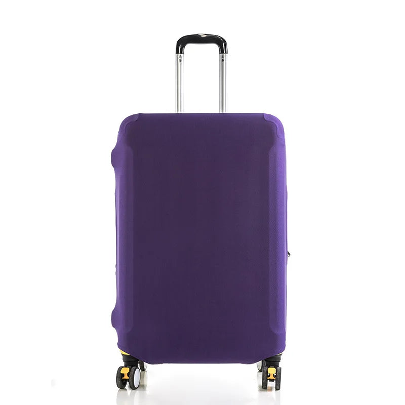 Fashion Travel Suitcase Protective Cover Luggage Protective Cover Solid Color Suitable for 18-32 Inch Suitcases.-zmt