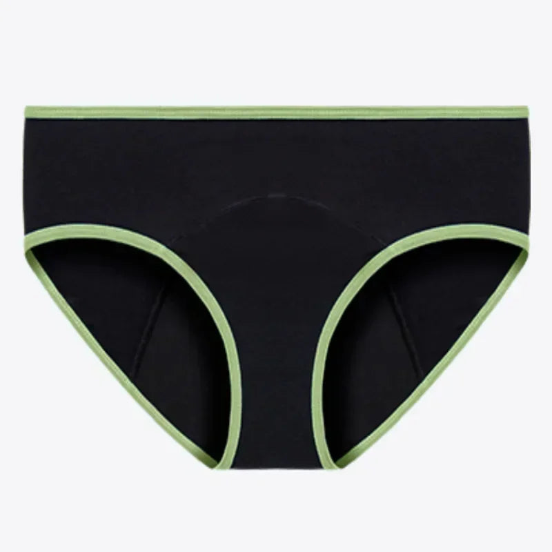 Women Menstrual Panties Leak Proof Briefs Solid Plus Size Cotton Panties Lingerie Absorbency Comfortable Physiological Underwear