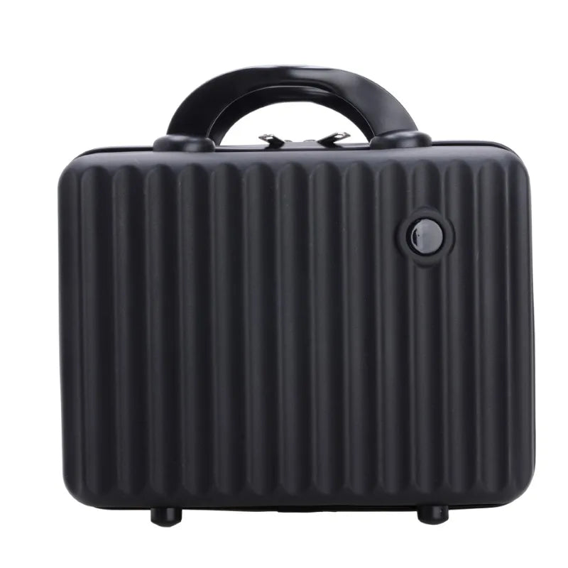 14 Inch ABS Suitcase Cosmetic Bags Light Business Travel Case Student Accommodation Case Make Up Organizer Bag Souvenir Gift.