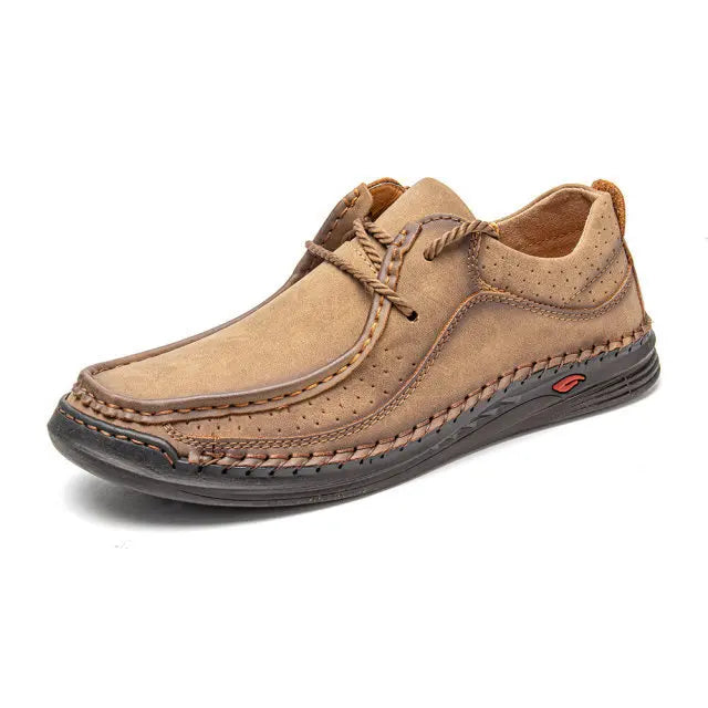Shoes for Men  Handmade Leather Casual Sneakers Comfort Design Man Shoe Business Leather Fashion Plus Size Shoes for Men